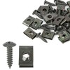 X AUTOHAUX 20 Sets 4.2x16mm Car Clips U Clip Screw