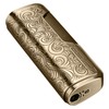 W.SWAN Cigar Lighter Bronze Carving Single Jet Flame Windproof Butane