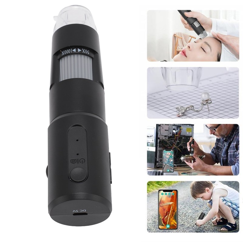 Wireless Digital Microscope 50X to 1000X Magnification 640X480P Resolution WiFi
