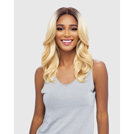 Vanessa Synthetic Deep Middle Part Swissilk Lace Front Wig - TOPS DM JAYA (FF4093)