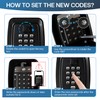 NBYT Portable Combination Lock keybox, 9-Digit Keyboard,for House Keys Key