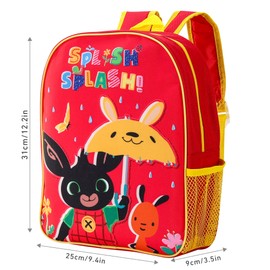 Bing Kids Childrens Backpack School Rucksack Travel Bag with side mesh pocket Boys Girls Multicolour