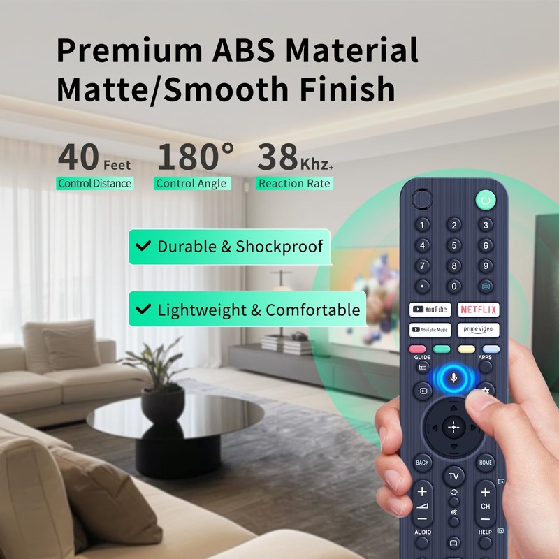 CLVIZCXOM RMF-TX520P Voice Remote Control for Sony Remote Control -