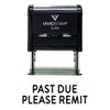 Past Due Please REMIT Self Inking Rubber Stamp (Black Ink)