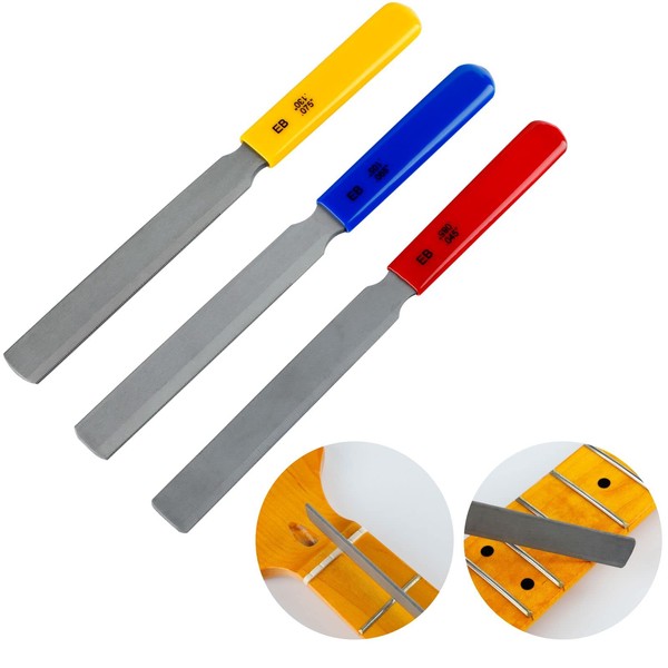 Bass Nut File Set, Carbon Steel Guitar Fret File, Guitar
