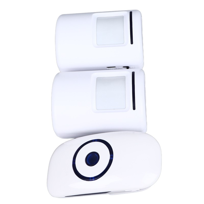 Infrared Sensor Door Bell with 2 Transmitter 1 Receiver Split
