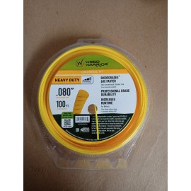 Weed Warrior Heavy Duty Trimmer Line .080" X 100' Length Biodegradable USA Made