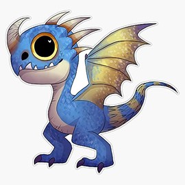 Magnet Stormfly The Deadly Nadder Magnet Bumper Sticker Car Magnet Flexible Reuseable Magnetic Vinyl 5"