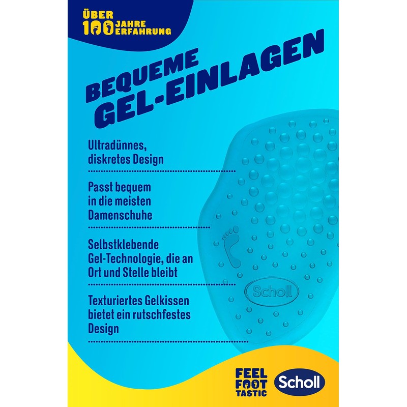 Scholl Party Feet Bunion Pads with Gel Active Technology 3050238