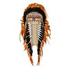 Native American Inspired Headdress - Handcrafted with Genuine Feathers and