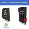 Rilnaewn Keyless Entry Systems for Acura Key Fob Cover Fits