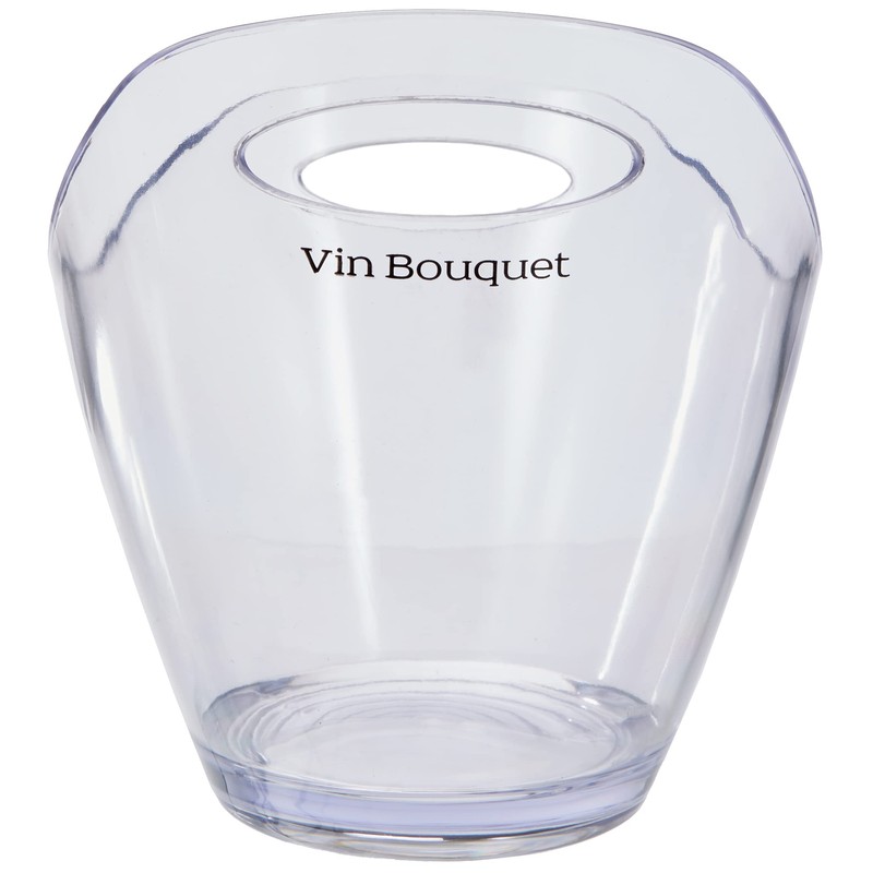 Vin Bouquet transparenter Sektk&uuml;hler f&uuml;r zwei Flaschen, ABS, 23x29x40 cm