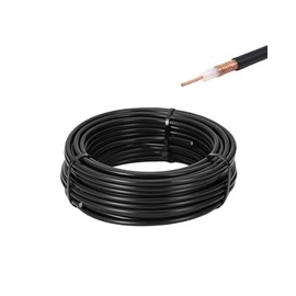 Vecys RG58 RF Coaxial Coaxial Cable 49.2FT/15M