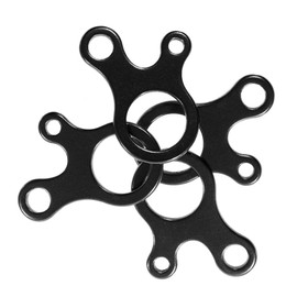 PARACORD PLANET 3 Hole Tensioner – Adds Tension to Line of Various Makes (10 Pack, Black)