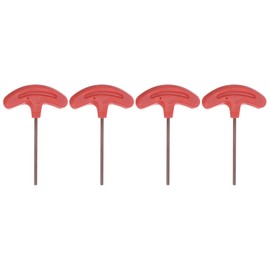 HARFINGTON 4pcs Torx Screwdriver T20 S2 Steel T Handle Star Key Wrench for CNC Lather Tool Holder