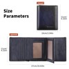 Trifold Wallets for Men Genuine Leather Large Capacity RFID Blocking,