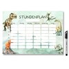 Dino timetable magnetic wipe clean (magnetic timetable including pen)