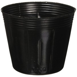 Daiichi Vinyl Poly Pot [Black] (Pack of 20) 4.7 inches (12.0 cm)