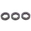 3/8 Inch 7T Chainsaw Chainwheel 3 Pieces 68210 Sprocket Rim