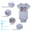 Lovekider Newborn Bodysuit Our First Fathers Day Short Sleeve Baby