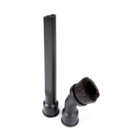WORKSHOP Wet/Dry Vacs Shop Vacuum Accessories WS16012A Dual-Fit Crevice Tool and Dusting Brush Attachments for Wet Dry Vacuum Cleaners, Fits 1-1/4-inch and 1-7/8-inch Hoses