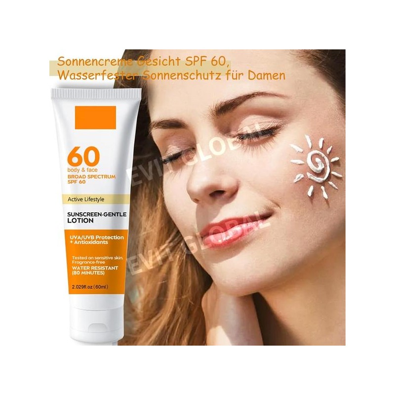 Soleve 솔레네바 여성용 SPF60 자외선차단제 Soleve Sunscreen for Women SPF60