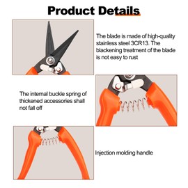 CRNHIGY Professional Sheep Hoof Trimmer Scissors, Versatile Sheep Hoof Trimmer for Sheep, Goats and Alpacas with Non-Slip Handles for Safe and Precise Hoof Trimming (8 Inch)