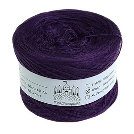 Bobbel Plain 100 g - 380 m 4-Ply Bobbel Wool Colour Gradient Yarn Hand Knitting Yarn Knitting Crochet (Purple)