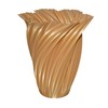 3D Printed Ornamental Fractal Vase (gold)