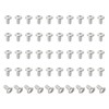 PATIKIL #6-32x1/4" Button Head Socket Cap Screws, 50 Pcs 304