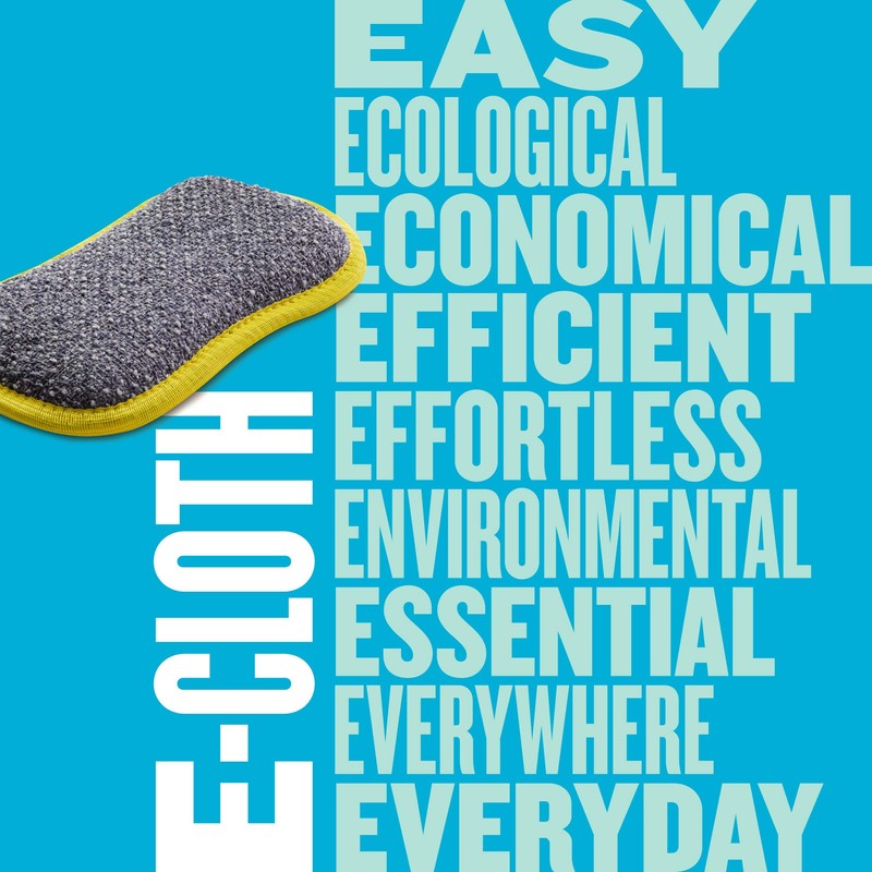 EE-Cloth Washing Up Pad, Premium Microfiber Non-Scratch Kitchen Dish Scrubber