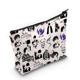 Anime Themed Makeup Bag Anime Fans Gift Solo Novel Lover Gift Anime Character Cosmetic Bag Adventure