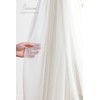 Floroom Wedding Arch Draping Fabric 2 Panels 20Ft Ivory Chiffon