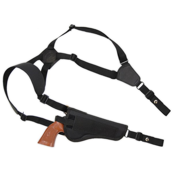 Barsony New Concealment Shoulder Holster for 5-6.5" .38 .357 .41 .44 Revolvers (Taurus 66 607 627 Tracker, Right)