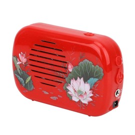 Buddhist Prayer Machine Buddha Music Player for The Single Cycle Hall of Amitabha Buddha, 22 Buddhist Songs(Red)