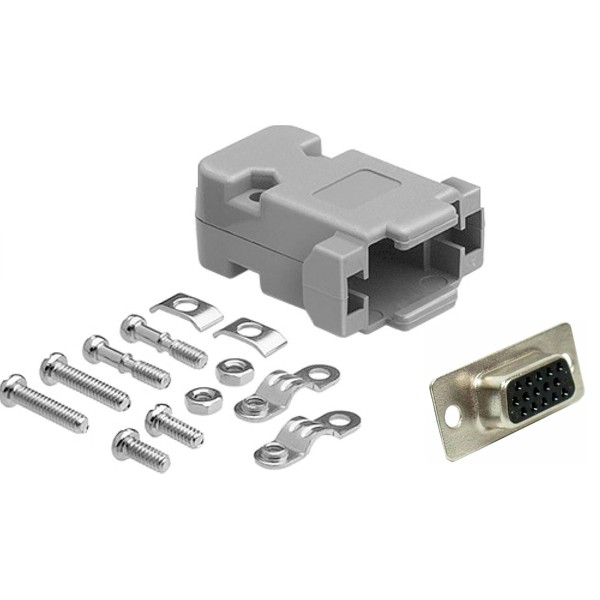 CompuCablePlusUSA.com Best High Density DB15 Connector Female Solder Cup with
