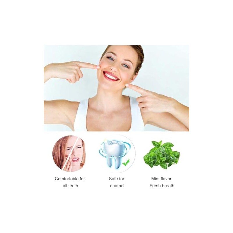 14pcs Tiras Blanqueadoras Dientes Blanqueador Dental Teeth Whitening Strips