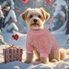 Dog Sweater Dog Clothes Heart Puppy Sweaters Dog Christmas Sweater