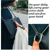 Heavy Duty Add a Bag Luggage Strap Jacket Gripper,Carry-on Baggage