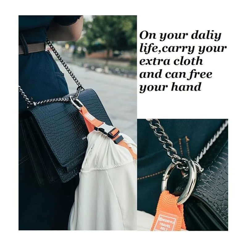 Heavy Duty Add a Bag Luggage Strap Jacket Gripper,Carry-on Baggage