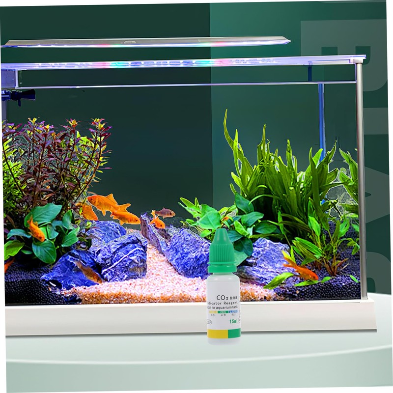 VILLFUL Aquarium Tester Aquarium Co2 Testing Kit 1 Bottle of