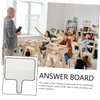 Operitacx Hand Holding Placard Answer Board Double-sided Whiteboard for Boys