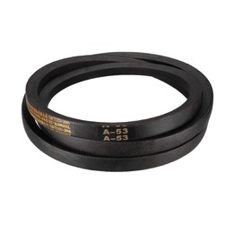 sourcing map A53 Drive V-Belts 53" Inner Length 13mm Width 8mm Thick JIS Standard A-Section Rubber Drive Transmission Belt
