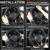 GIANT PANDA Car Steering Wheel Cover for RAM 1500 2500