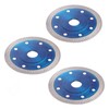 3Pcs Diamond Saw Blades Tile Ceramic Porcelain Marble Cutting Disc
