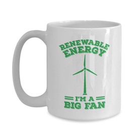 Renewable Energy Mug Clean Energy Green New Deal Gift