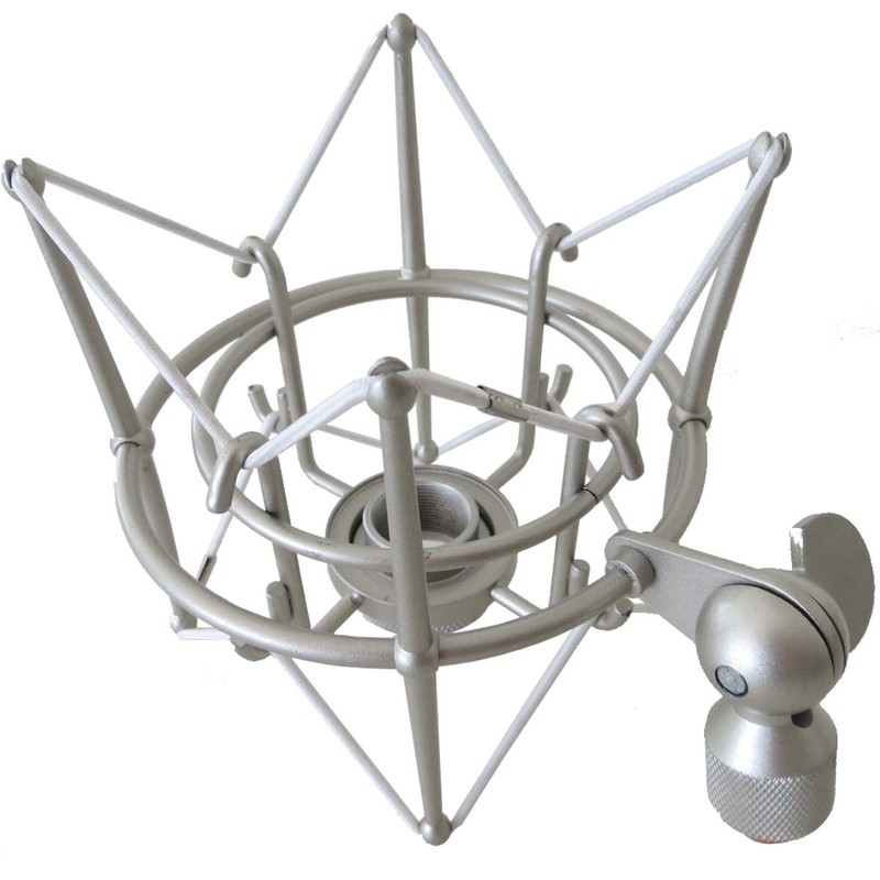 keepdrum MS138 Microphone Arm White + MS089 Microphone Spider for