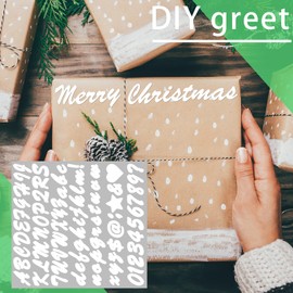 Llewyn 710 Pieces 10 Sheets Letter Stickers,Self Adhesive Waterproof Mailbox Numbers Stickers,Alphabet Decals for DIY,Bulletin Board,Window,Door,Sign,Bike,Car,Laptop,Scrapbook (White, 1 Inch)