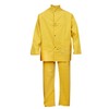 Cordova RS353Y 3-Piece Rain Suit, 35mm PVC/Polyester, Detachable Hood w/Drawstring,
