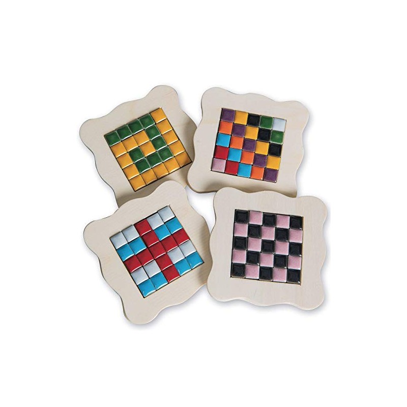 Tiny Tile Coasters Craft Kit (Pack of 16)